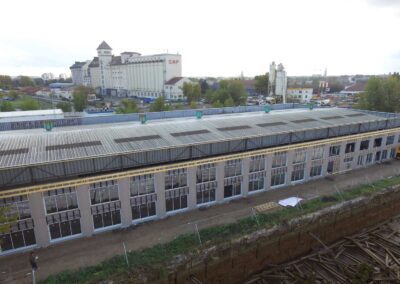 Bardage rénovation façade Garonne de la Fabrique Pola – Bardage Equitone Linéa LT 60 – taupe brun